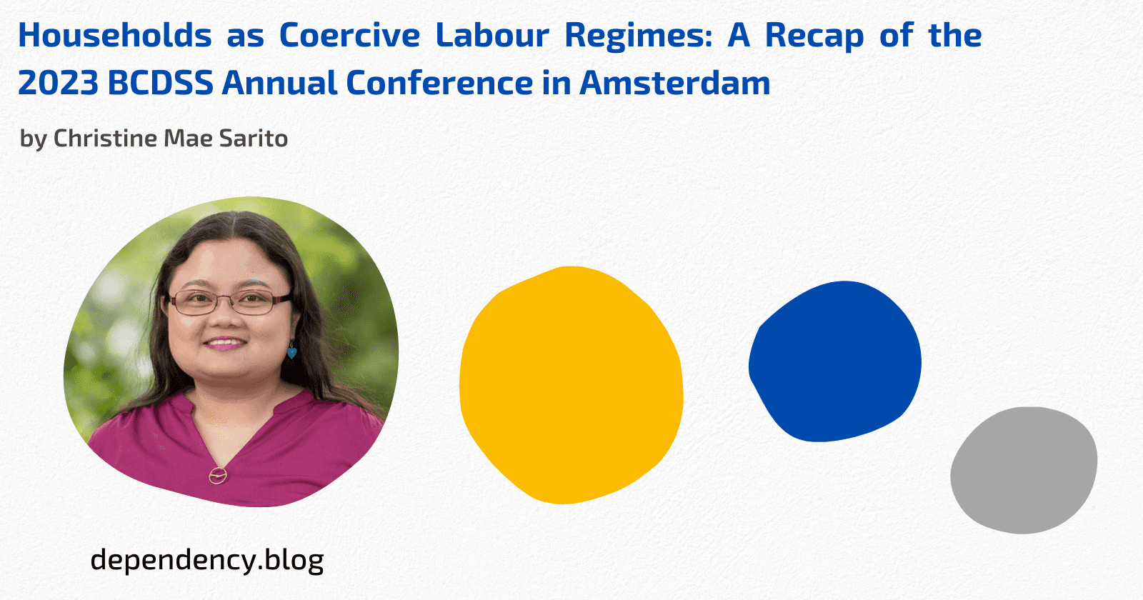 Households as Coercive Labour Regimes: A Recap of the 2023 BCDSS Annual Conference in Amsterdam