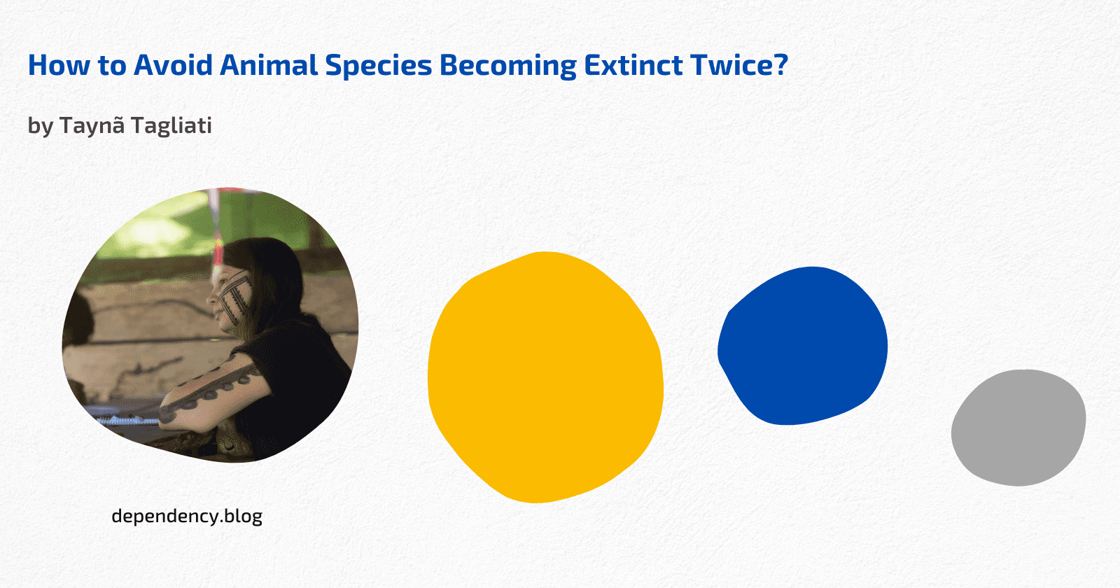 How to avoid animal species becoming extinct twice?